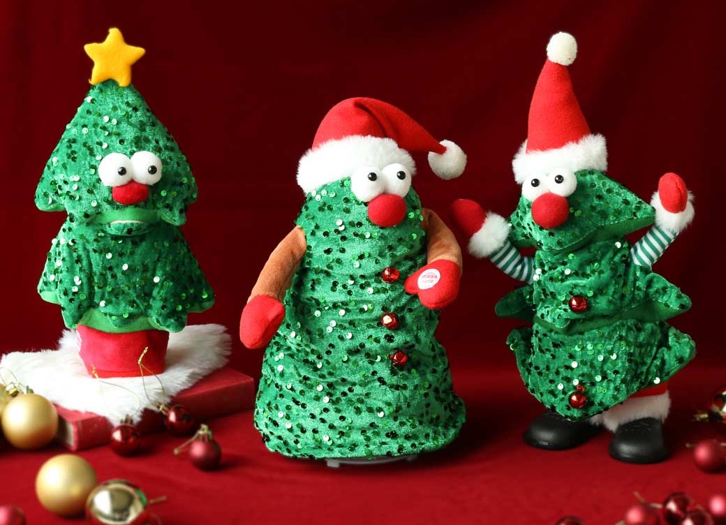歌って踊るクリスマスツリー