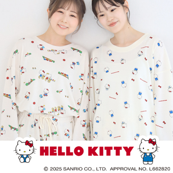 ハローキティのルームウェア