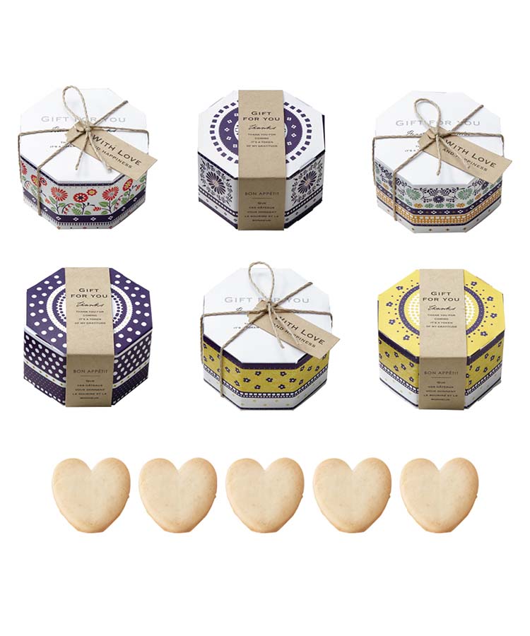 結婚式　プチギフト　Paris de Tower （ハートクッキー）36個セット プチギフト・ハートクッキー3枚入り(3191)ブライダル 結婚