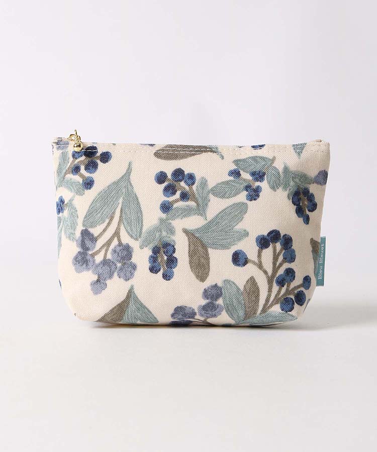 木の実 舟形ポーチ アイボリー All Bleu Bleuet ブルーブルーエ