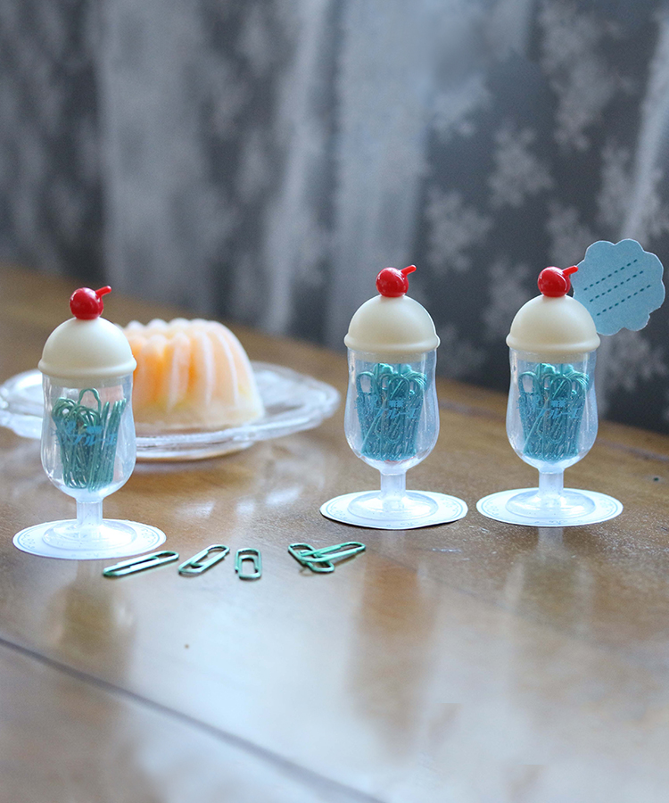 喫茶ブルーエクリップ入りクリームソーダケース ステーショナリー小物