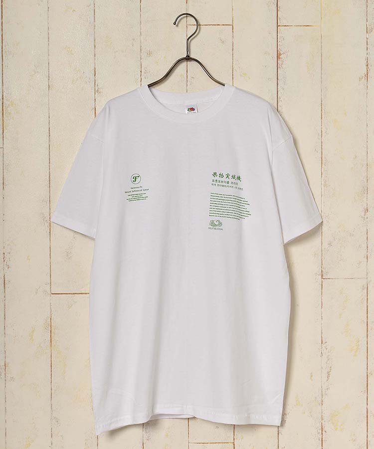 ≪OUTLET≫フルーツオブザルームバックプリントTシャツ(サックスFLT 