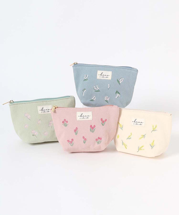 ≪SALE≫ohana舟形ポーチ(ミモザ): ALL|Bleu Bleuet(ブルーブルーエ)