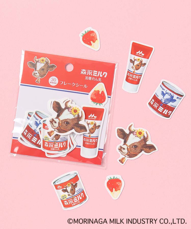 森永ミルク 加糖れん乳 厳し フレークシール 