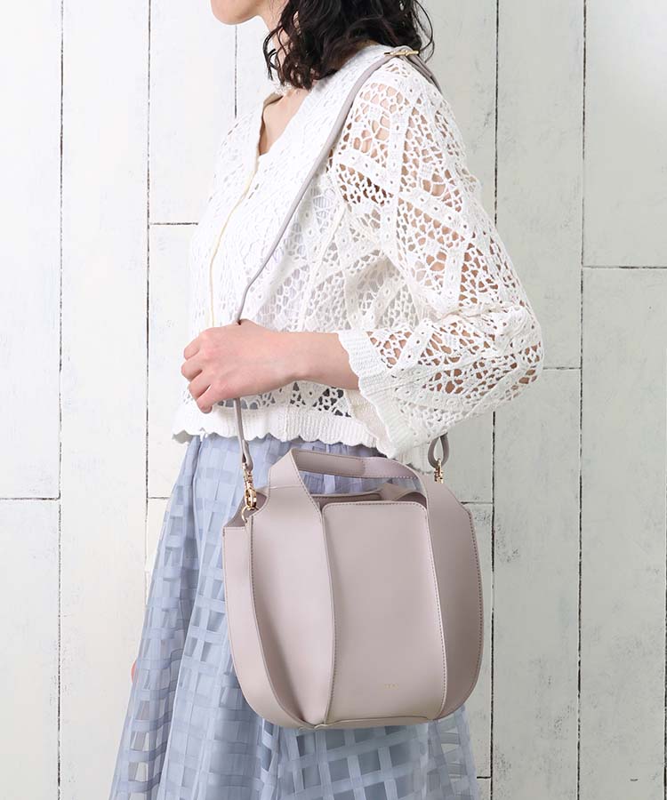 ≪OUTLET≫コロンハンドバッグ(ブラック): ALL｜Bleu Bleuet（ブルー 