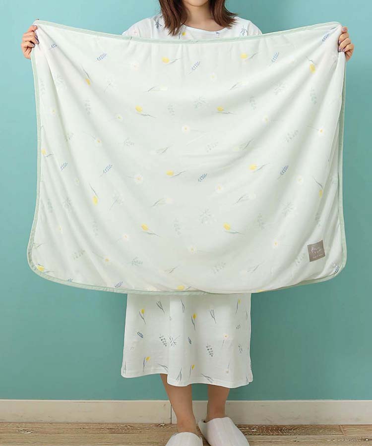 ≪SALE≫フレスコ冷感3wayひざ掛け(フラワー): ALL｜Bleu Bleuet
