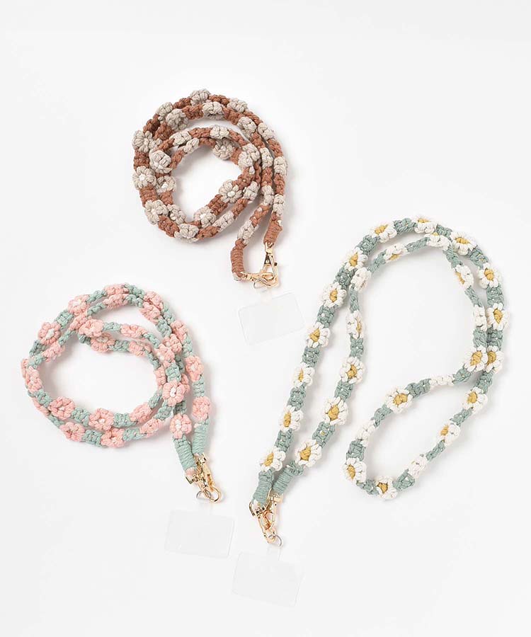 12月1日00:59までさらに20%OFF】≪OUTLET≫ロングマクラメフラワー