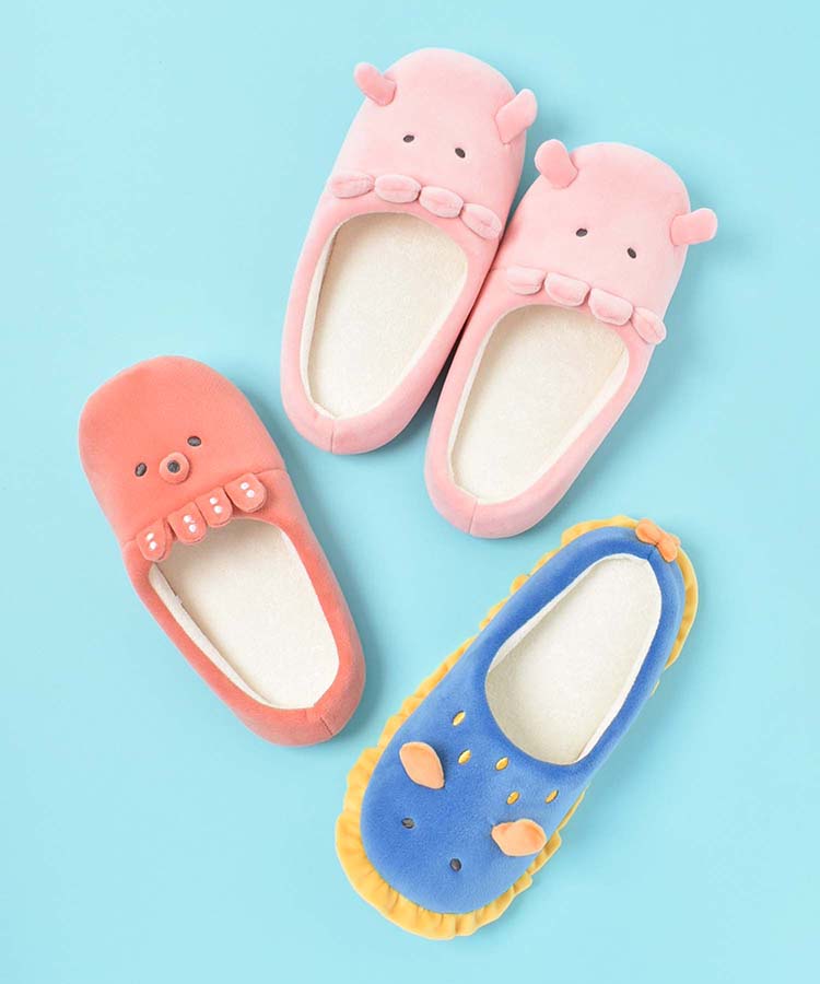 ≪OUTLET≫海の生き物1スリッパ(フリー メンダコ): ALL｜Bleu Bleuet