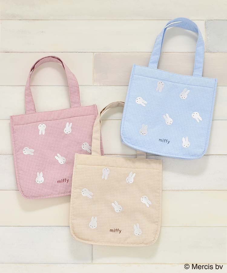 ミッフィーチェックトートバッグ トートバッグ バッグ チェック