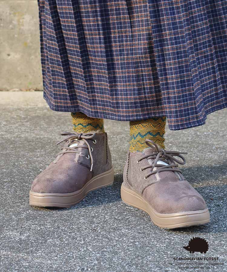 靴 forest スカンジナビアンフォレスト裏ファースニーカー スカンジ SCANDINAVIAN