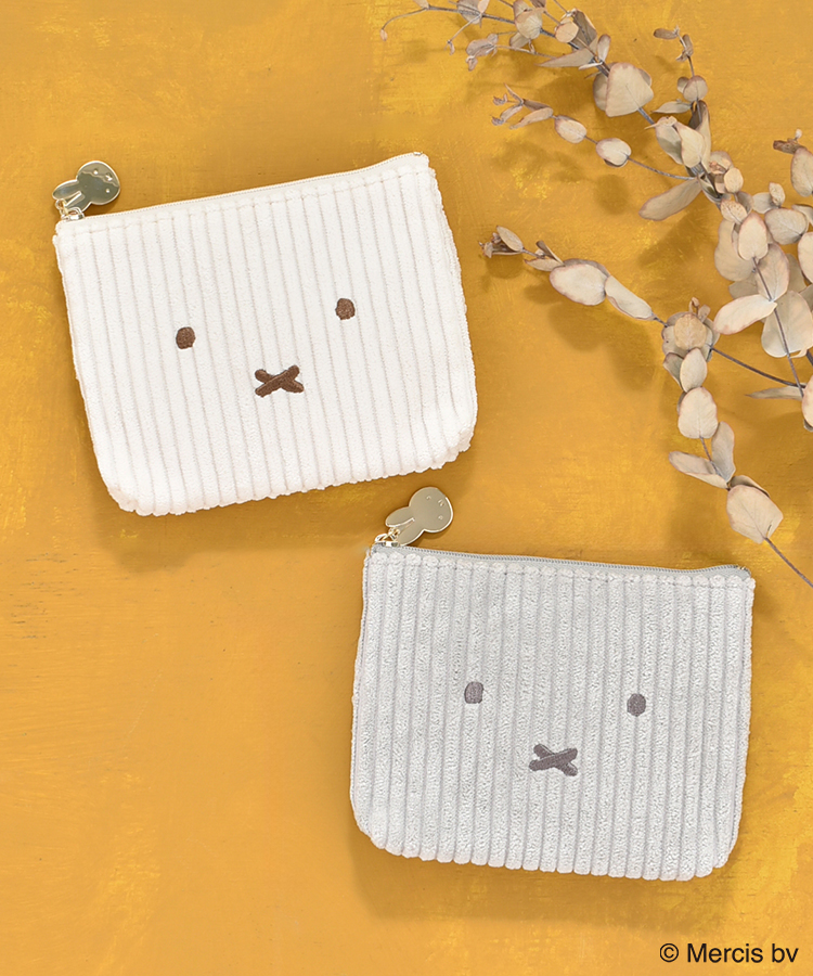 miffyおかおコーデュロイティッシュポーチ ティッシュポーチ miffy