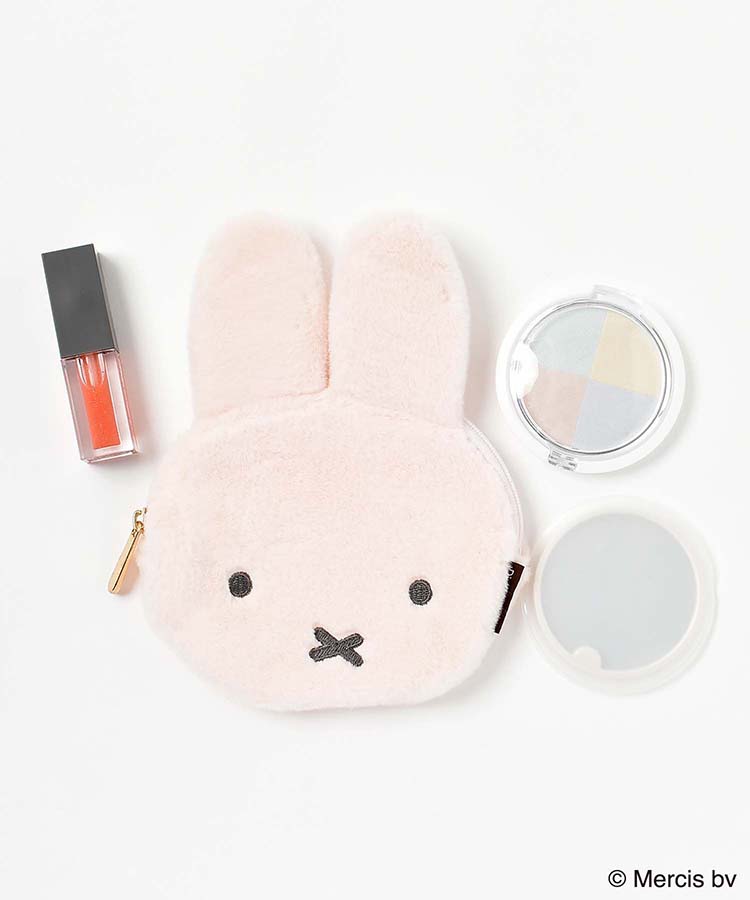 BRUNA FACE FURダイカットポーチ ブルーナ ミッフィー うさぎ ウサギ