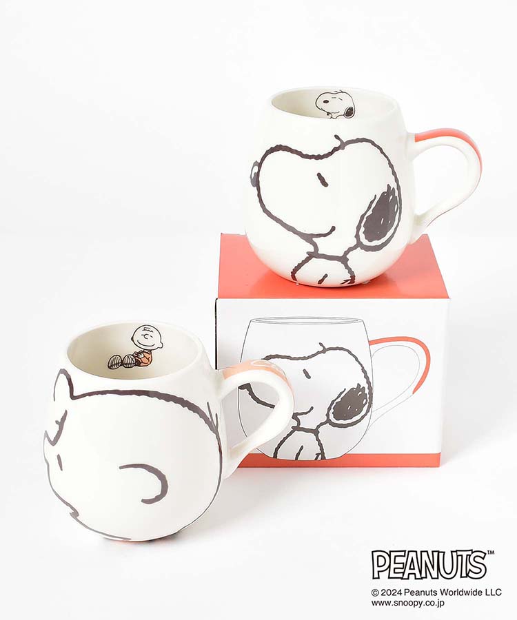 スヌーピーリラックスタイムフェイスマグ ピーナッツ スヌーピー