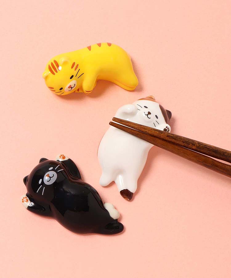 ねこちるのんびり箸置き 箸置き 箸 カトラリー お箸 ダイニング 人気