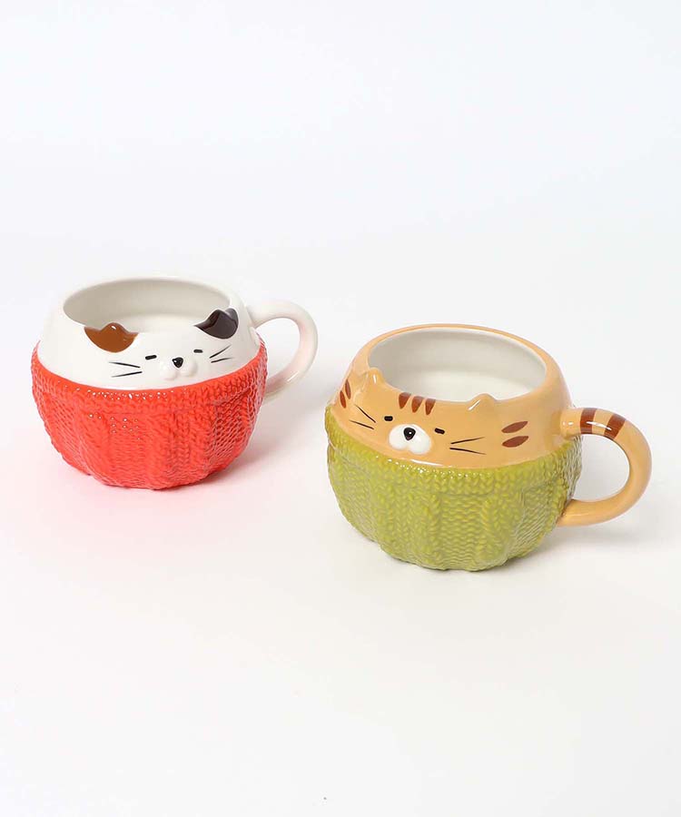 ぬくぬくマグ 猫 動物 マグカップ コップ 食器 インテリア カップ