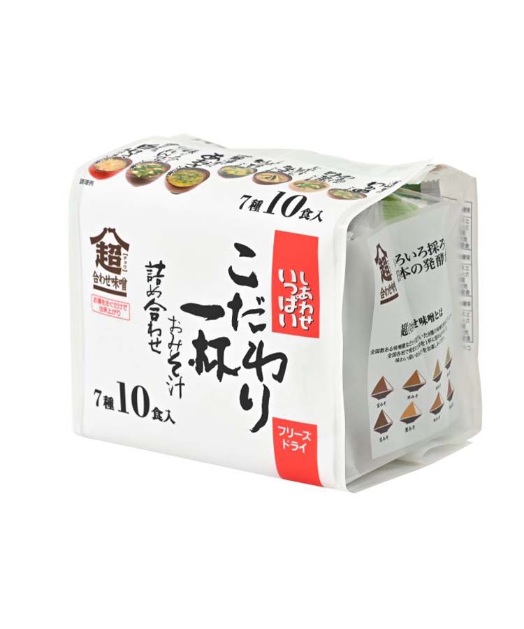 00151769 010040011000344 しあわせこだわり一杯おみそ汁詰め合わせ10