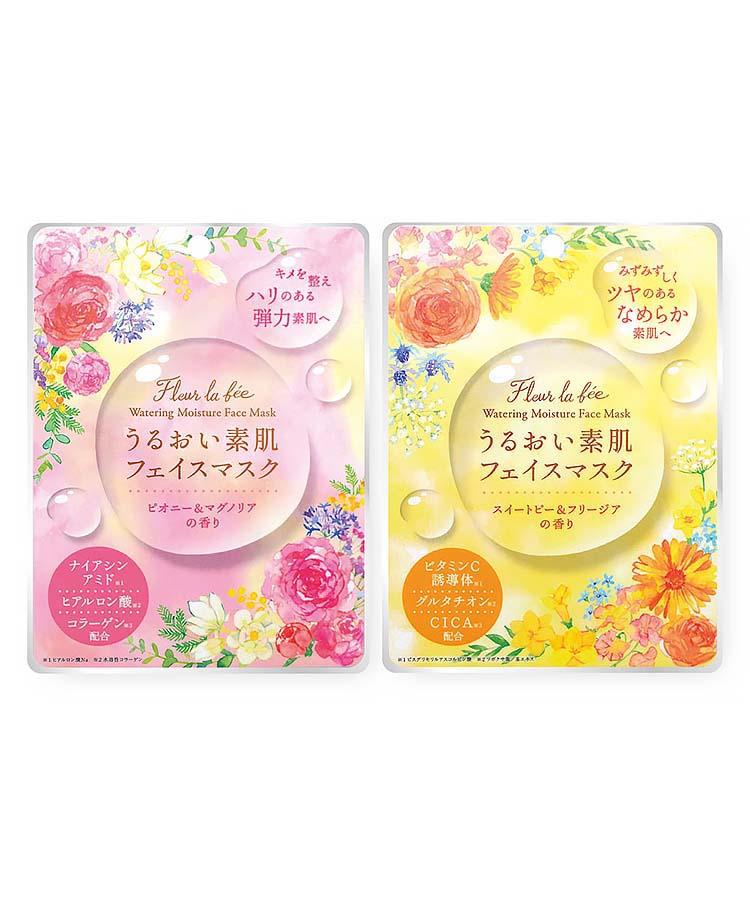 パック・フェイスマスク flower フルールラフェうるおい素肌フェイスマスク 花 お花 フラワー flower