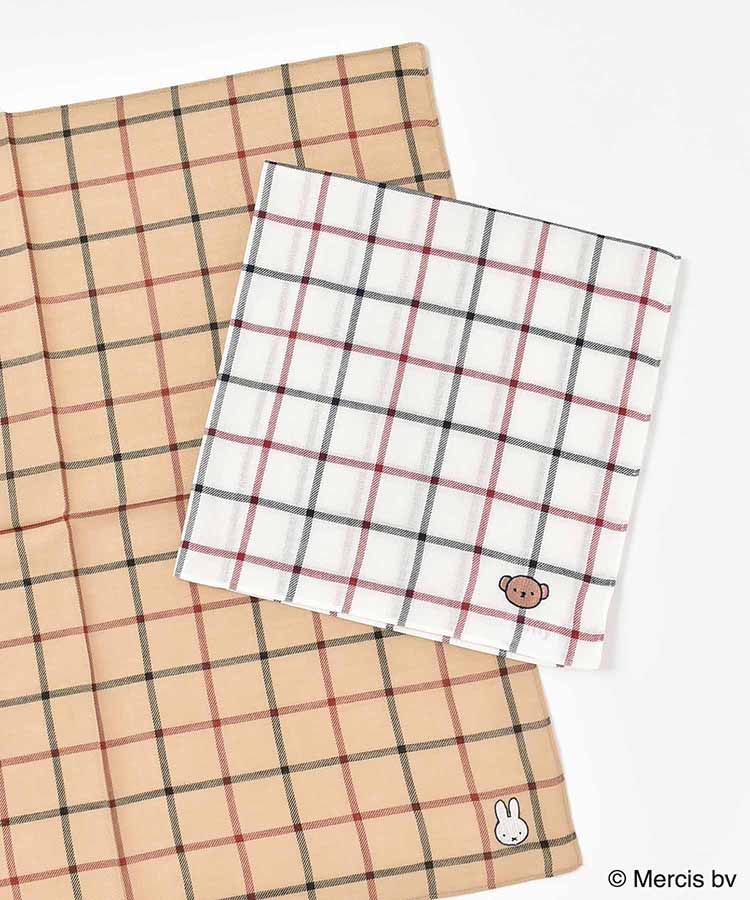 貴重　PUPPIE LUV チェック柄ハンカチ　サンリオ　アンティーク 貴重 PUPPIE LUV チェック柄ハンカチ サンリオ アンティーク