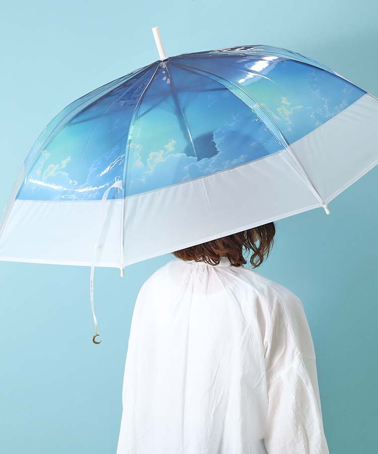 地球屋×WPC空色アンブレラ雨長傘 傘 雑貨 雑貨屋 雨傘 長傘 かさ