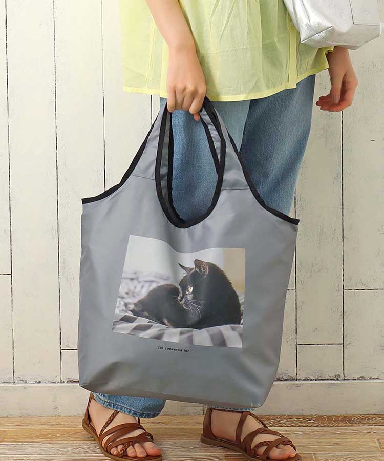 CAT DAY保冷保温コンパクトエコバッグ ねこ ネコ 猫 cat クロネコ