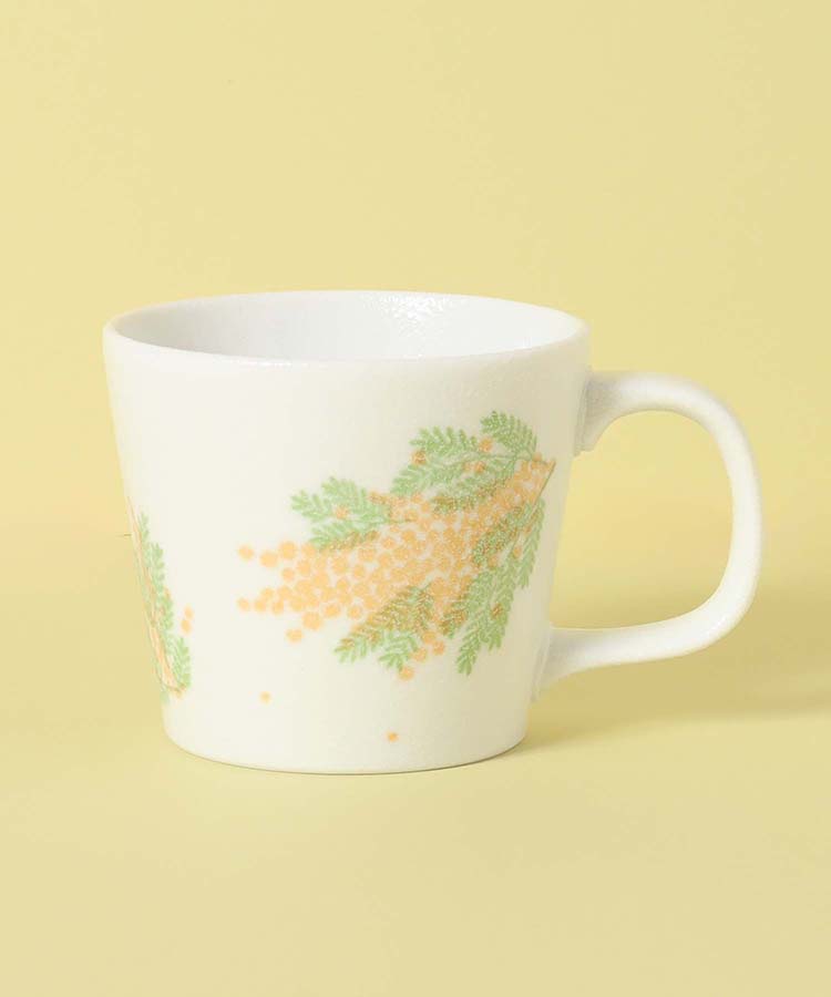ミモザマグ ミモザ 花 flower マグカップ コップ 食器 インテリア