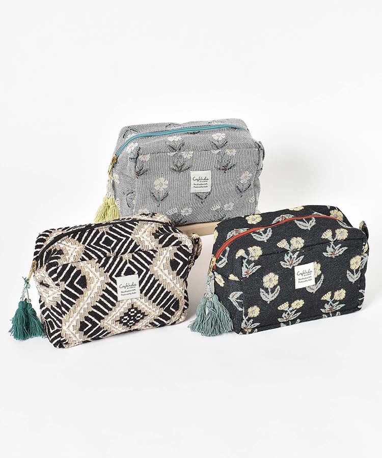 クラフトインディアマチ付ポーチ ポーチ 携帯小物 小物入れ プレゼント