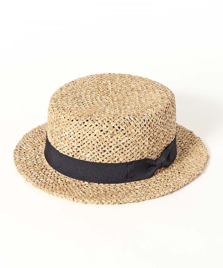 【新品タグ付】pameopose パメオポーズ リボン カンカン帽 帽子 新品タグ付】pameopose パメオポーズ リボン カンカン帽 帽子