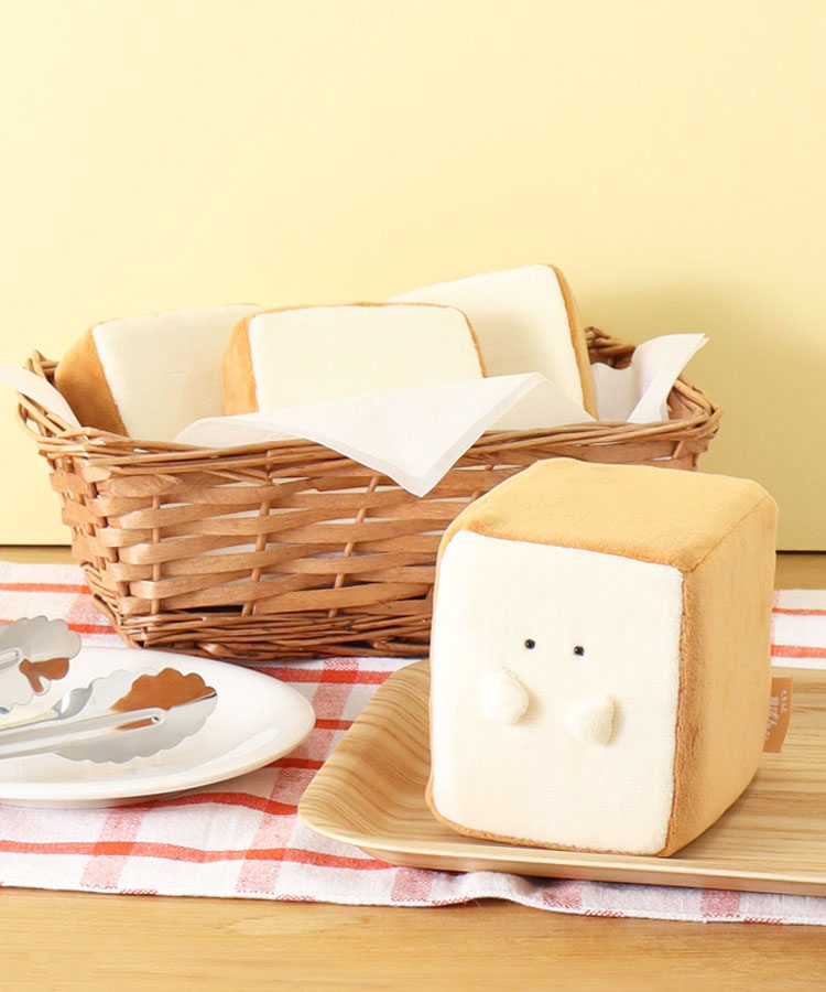 もちっと食ぱんさんマスコット一斤 ぬいぐるみ 人形 グッズ ブルーエ