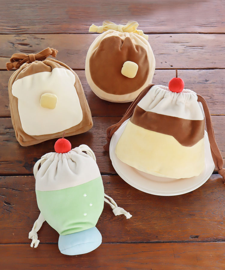 Aeta 巾着ポーチ Aeta アエタ ダブルフェイス ディア レザー ドローストリング 巾着型