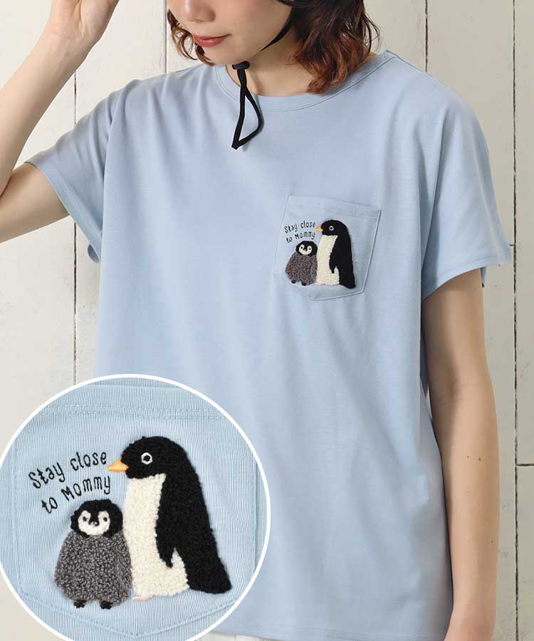 ペンギンサガラTシャツ シャツ ブラウス 半袖 半袖シャツ 半袖ブラウス