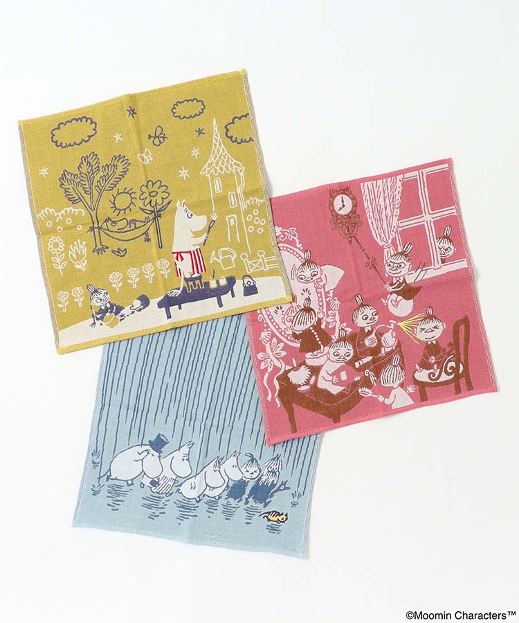 MOOMIN三重ガーゼハンカチ ハンカチ バンダナ プレゼント ギフト プチ