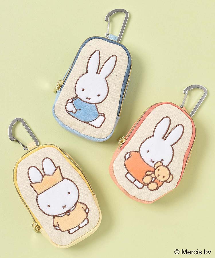 miffy70th anniversaryアップリケポーチ ミッフィー | Bleu Bleuet