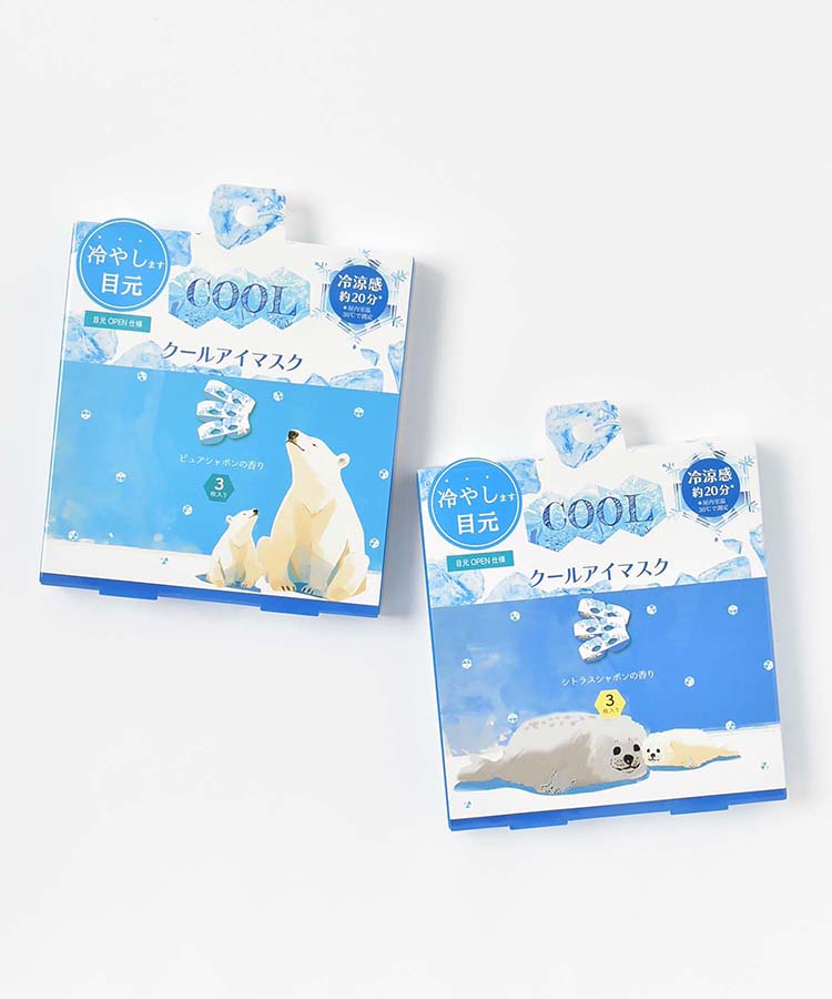 流氷アニマル印ながらCOOLアイマスク3P アイマスク ケア用品