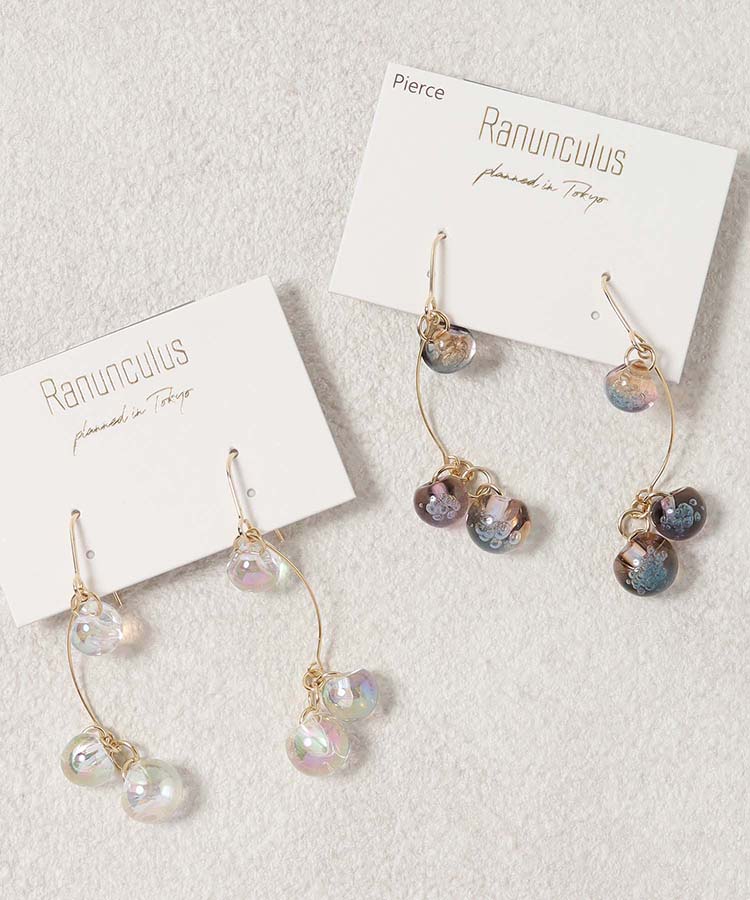 ルミエールドロップピアス アクセサリー ピアス ファッション