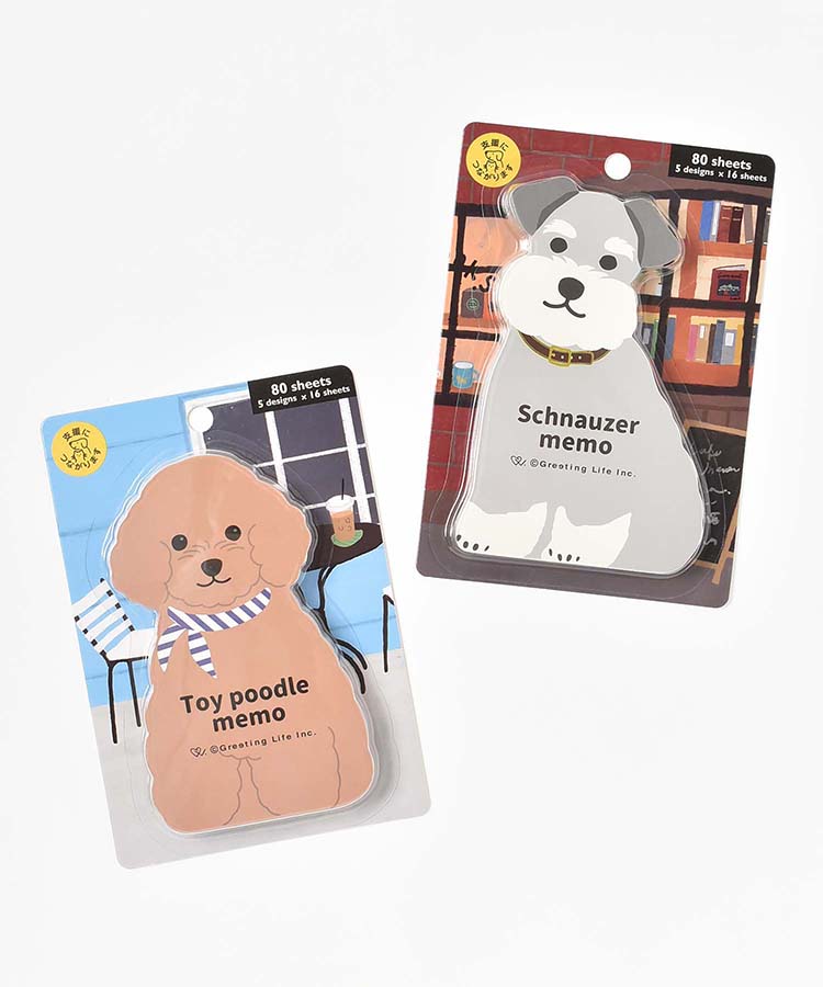 アニマルダイカットメモ | Bleu Bleuet（ブルーブルーエ）公式通販