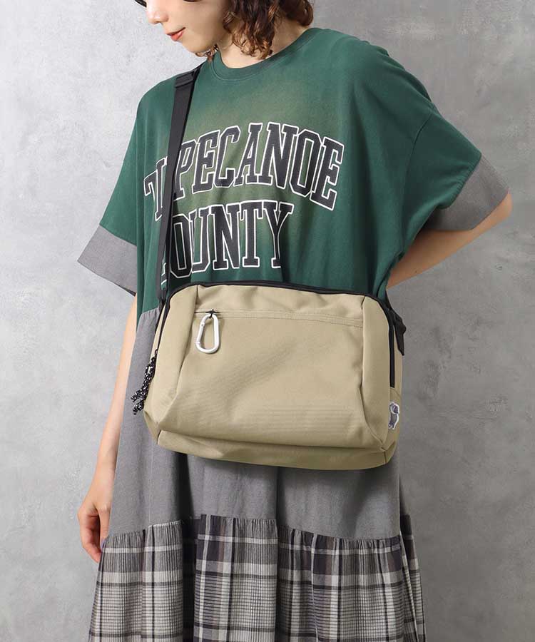 Bouncy.仕切りショルダー BAG ショルダーバッグ ショルダー ナイロン