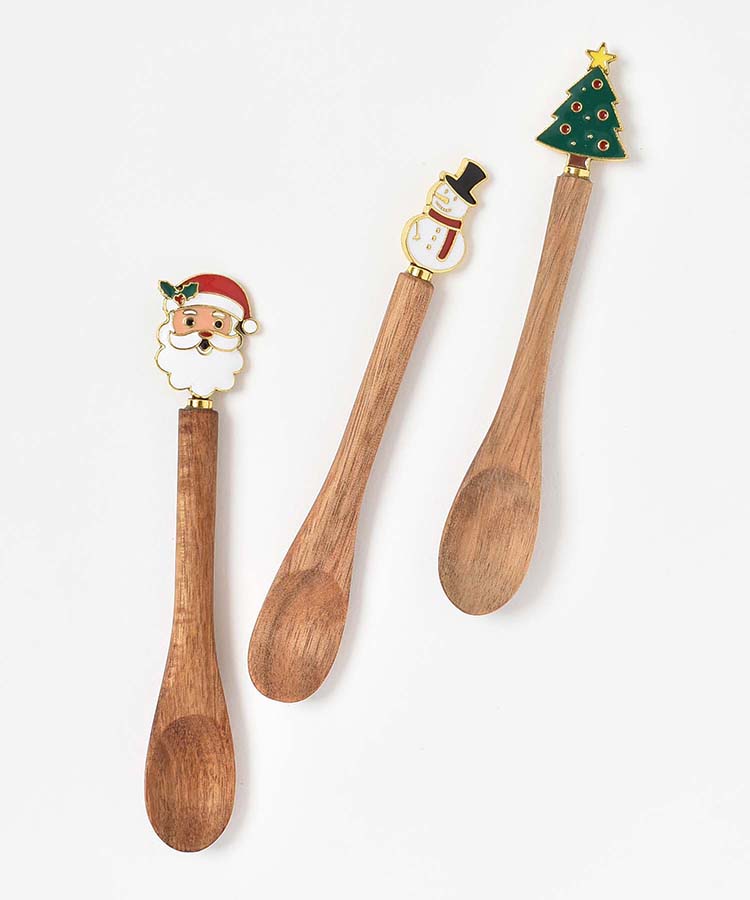 イギリス クリスマス ヴィンテージスプーン&フォーク クリスマスウッド