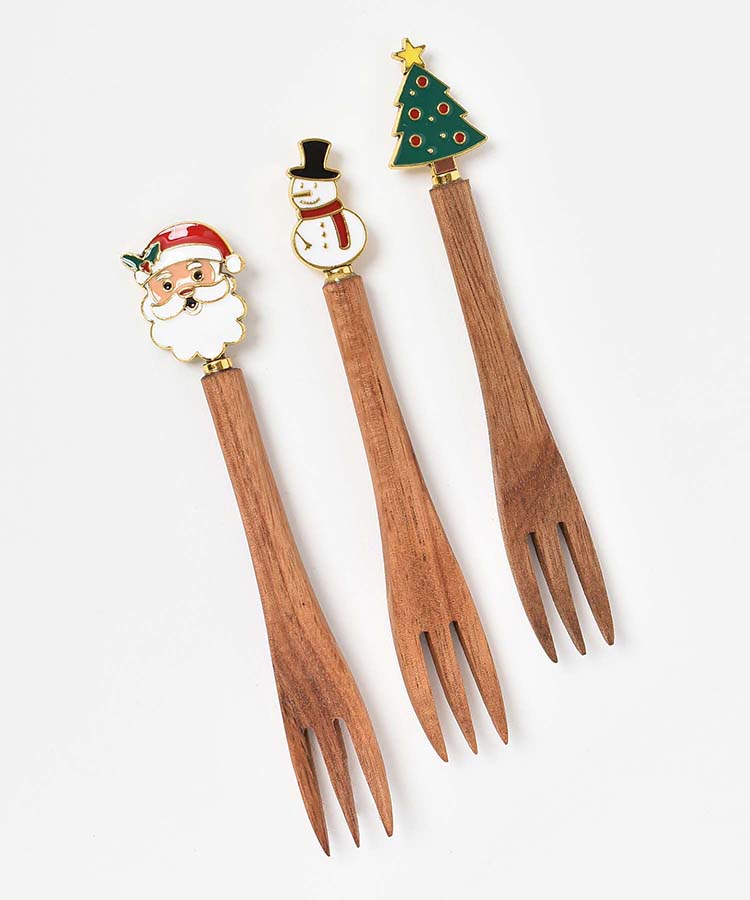 クリスマスウッドフォーク | Bleu Bleuet（ブルーブルーエ）公式通販