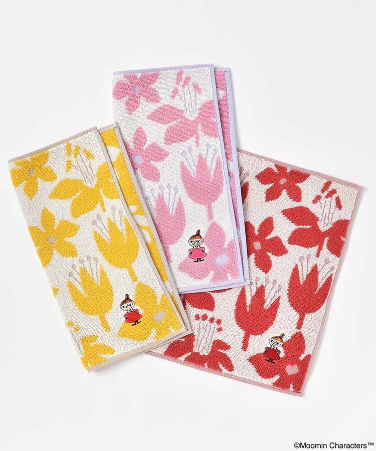 MOOMINミイとフラワータオルハンカチ MOOMIN ムーミン リトルミイ 携帯