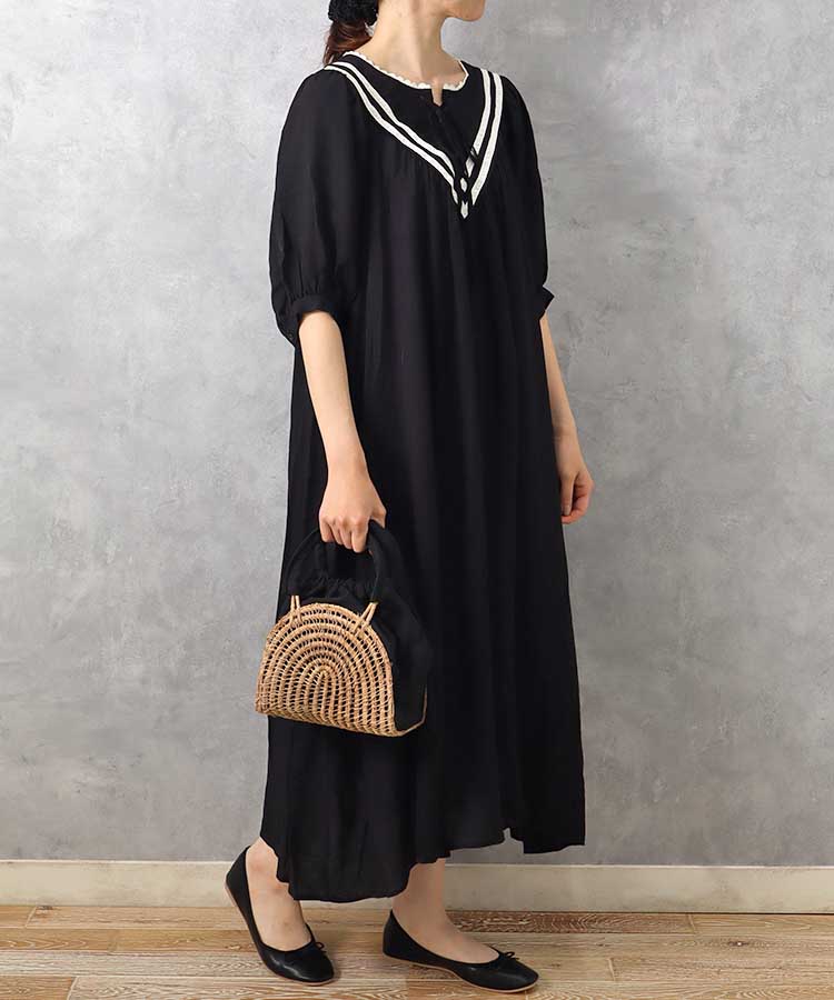 le petaleレースアップワンピース le petale ルペタル オリジナル