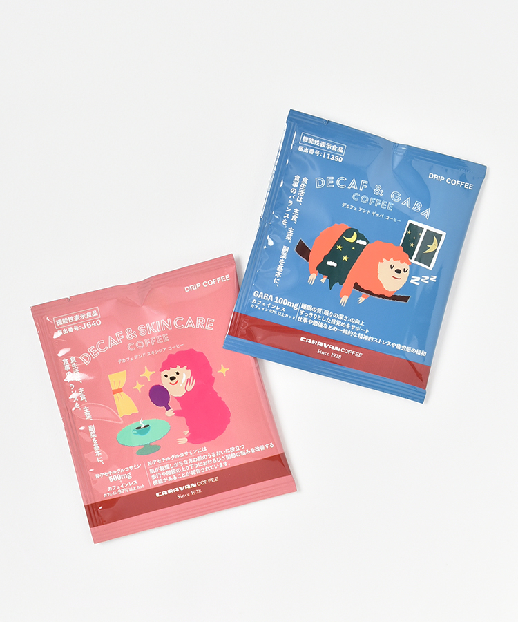 キャラバンコーヒードリップパックデカフェ1包入り コーヒー ドリップ