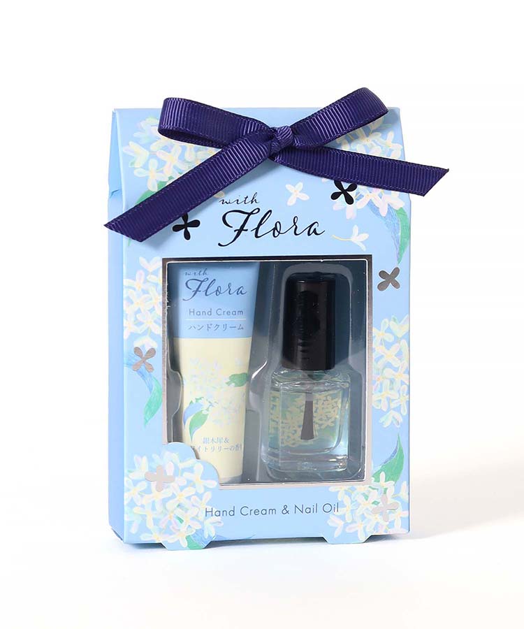 ウィズフローラ銀木犀ハンドクリーム&ネイルオイルセット ハンド