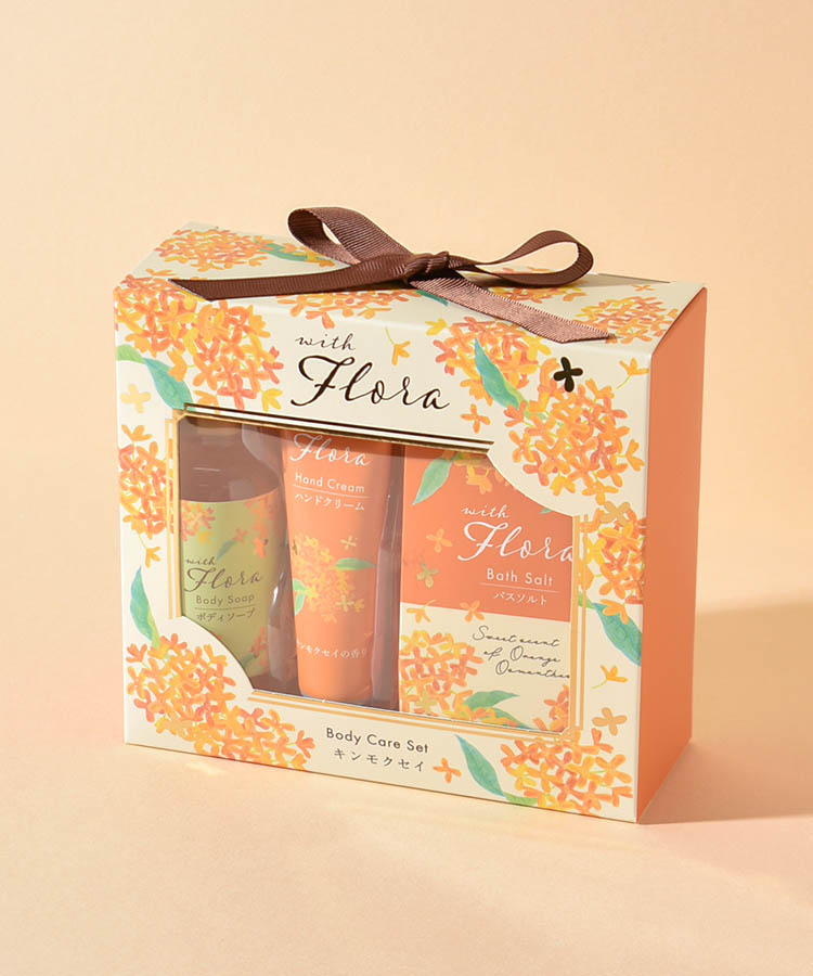 ★　ボディケアセット ウィズフローラ金木犀ボディケアセット 入浴剤 金木犀
