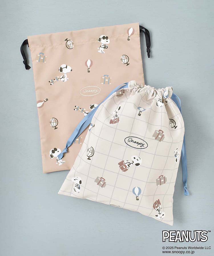 スヌーピーjourney巾着L SNOOPY スヌーピー ジョー・クール