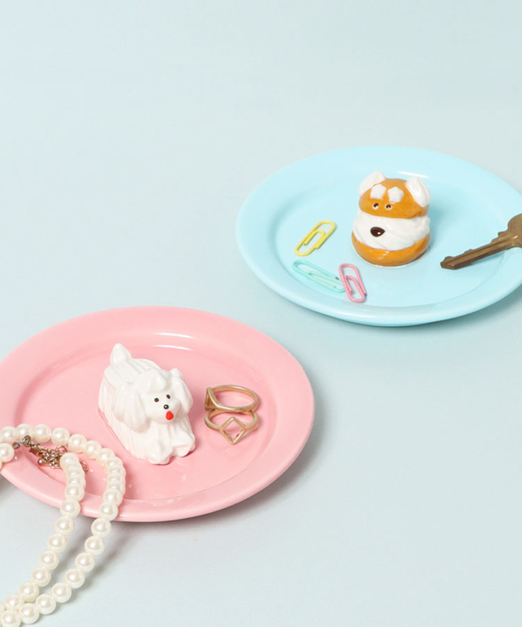 メゾンテリア 食器セット 4点 マルチプレート デコレ ブルーブルーエ メゾンテリアプレートマルチトレイ | Bleu Bleuet（ブルーブルーエ