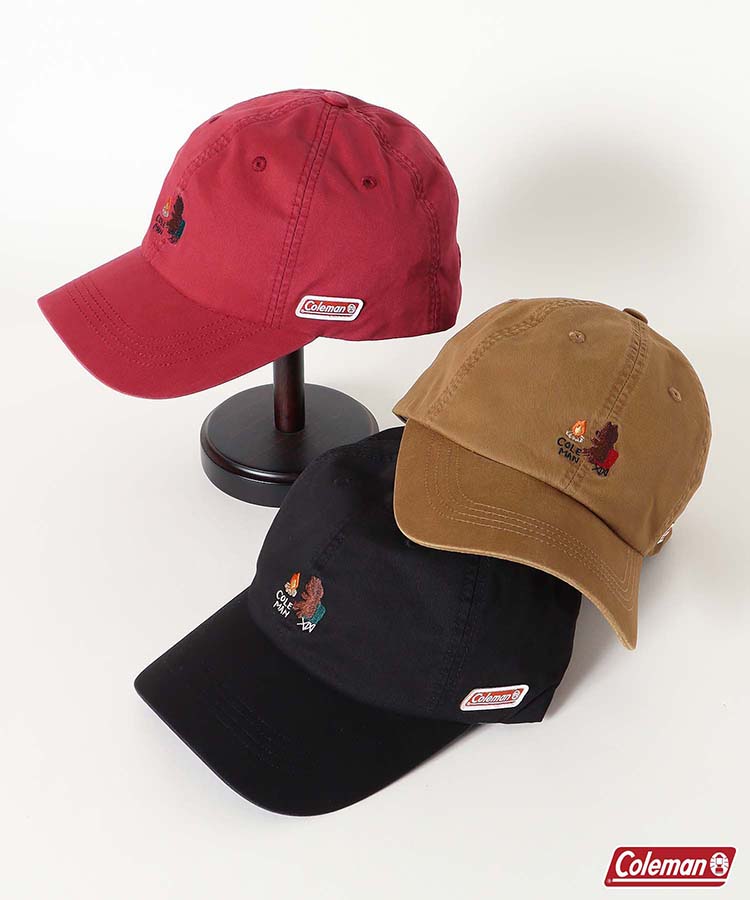 colemanくま刺繍ウォッシュキャップ | Bleu Bleuet（ブルーブルーエ