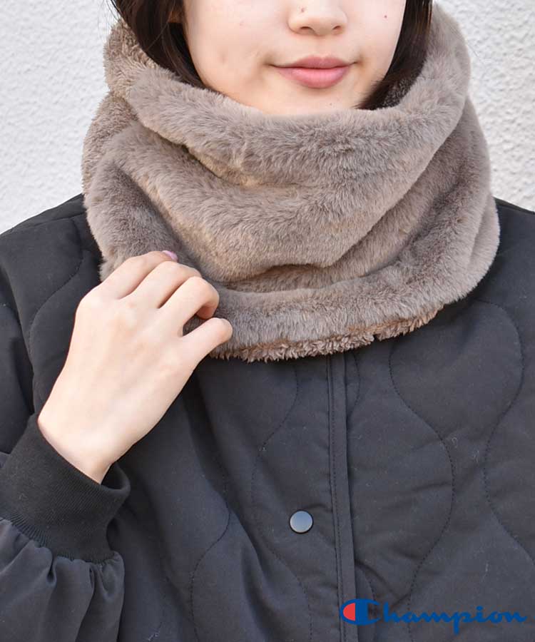 championボアネックウォーマー | Bleu Bleuet（ブルーブルーエ）公式通販