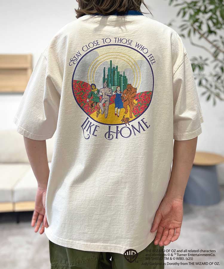 オズの魔法使いリンガーバックプリントTシャツ Tシャツ シャツ