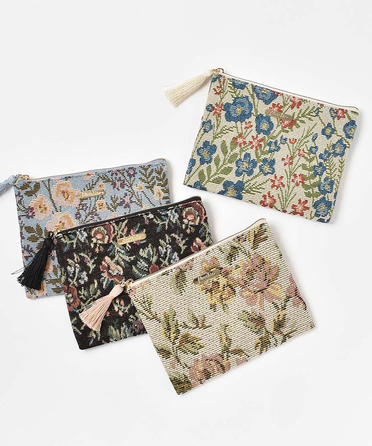 フロルシックフラットポーチ Bleu Bleuet（ブルーブルーエ）公式通販