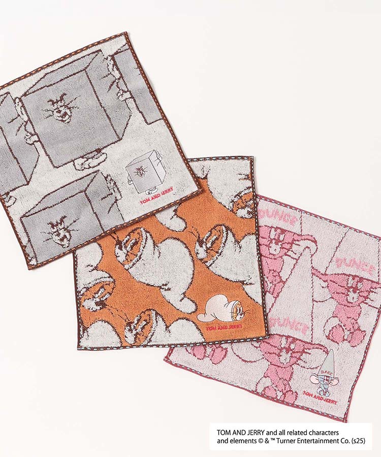 トムとジェリージャガードミニタオル トムとジェリー キャラクター